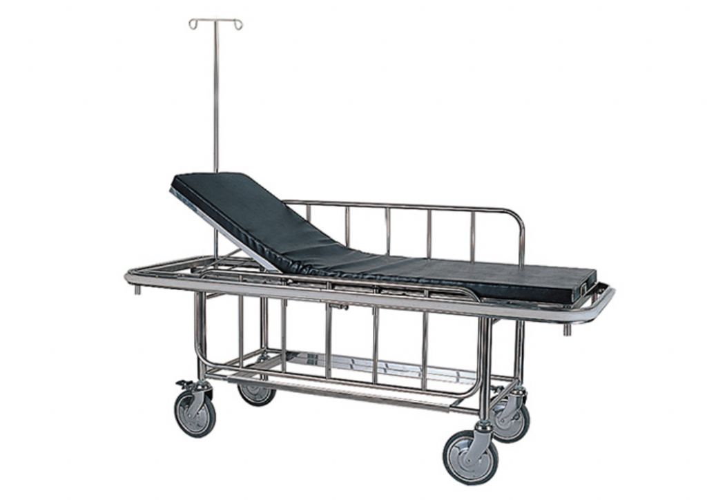 YH027  Pull-Up Emergency Stretcher (8 Inch Caster)