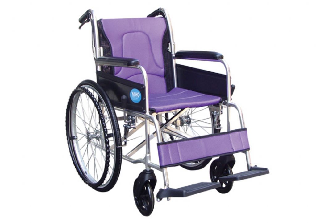 YH119-1 鋁合金輪椅(可折背)_輪椅-點滴架-輪椅梯_復健器材_產品展示_耀 ...